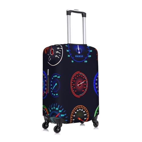 Car Speedometers Luggage Cover for Suitcase, Suitcase Cover Protector Fit 18-21 Inch Luggage Travel Accessories, S3