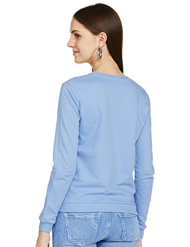 Image of Max Women Cotton Printed Round Neck Sweatshirt