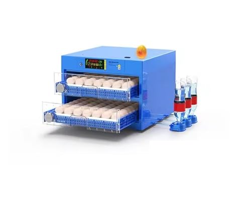 Generic Eggs Automatic Egg Incubator, LED High-Efficiency Automatic Egg Turning & Temperature Control, Automatic Ventilation Egg Incubators for Hatching Chicken Duck Goose Birds (128 Eggs)