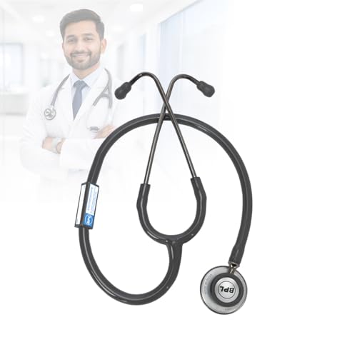 Image of BPL Medical Technologies ST-04 Aluminium Adult Chest Piece Stethoscope|High Acoustic Level, Versatile Chestpiece for Adult & Pediatric Use|Medical Instrument for Auscultation - Grey