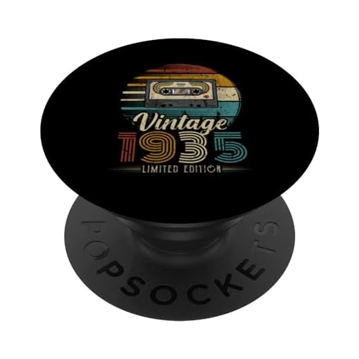 1935 Vintage Cumpleaños Retro Edición Limitada Hombres Mujer PopSockets PopGrip Intercambiable