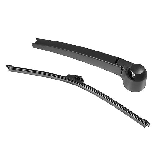 X AUTOHAUX Rear Windshield Wiper Blade Arm Kit for Skoda Fabia 2007-2013