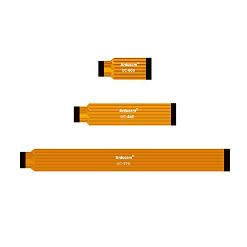 Arducam for Raspberry Pi Zero Camera Cable Set, 1.5“ 2.87” 5.9“ Ribbon Flex Extension Cables for Pi Zero&W, Pack of 3