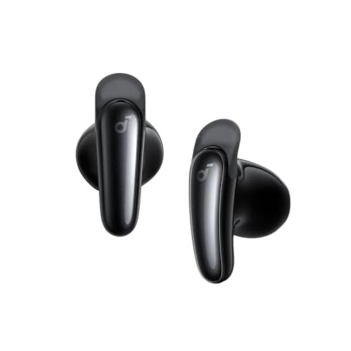 Soundcore Liberty Buds di Anker, Design Semi-Intrauricolare con Alette Rimovibili, Cancellazione Adattiva del Rumore, Ricarica Rapida, Auricolari Bluetooth Wireless con Traduzione, 30 Ore di