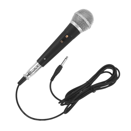 Microphone filaire cardioïde noir pour vos soirées karaoké