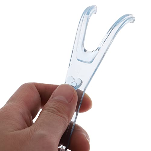 ULTNICE 2 peças de suporte de fio dental de plástico colorido para substituição de fio dental, alça