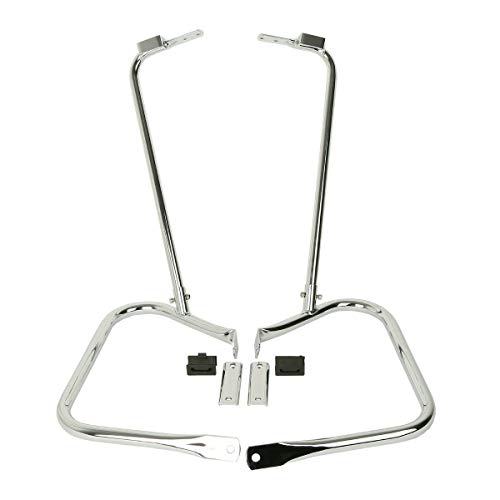 TCMT Saddlebags bags Guard Bracket Fits For Harley Road King Electra Glide Ultra Classic 1997-2008 Road Glide 1998-2008 Street Glide FLHX 2006-2008