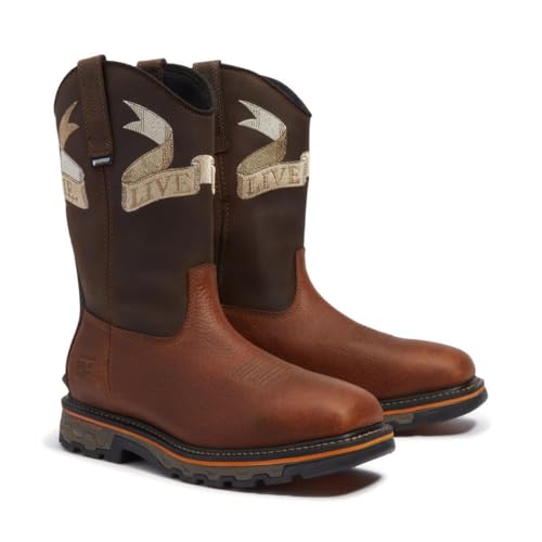 Timberland PRO Men's True Grit Pull on Soft Toe Waterproof Industrial Western Work Boot2