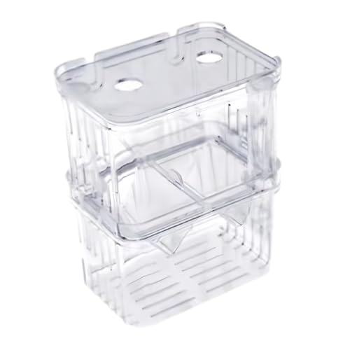 Aquarium Fish Breeding Box Fry Separator for Tank Transparent Plastic Small Isolation Box for Baby Fishes Shrimp Clownfish Guppy