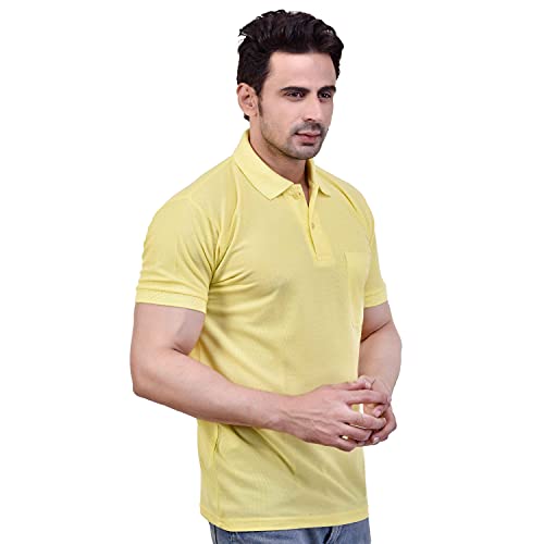 Image of SMAN Men's Polo T-Shirt Regular Fit Half Sleeve Multi Color Combo Pack of 2