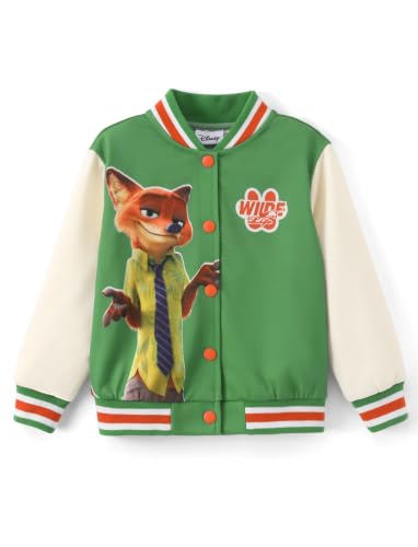 Image of Disney Marvel Bomber Jacket Spider Man Toy Story Cars Varsity Cardigan2-13Y | Officially Licensed Snap Button Coat,Fall Star Wars Graphic Cloth Top,Hulk Venom Stitch Mickey Lightning Mcqueen Kids Apparel