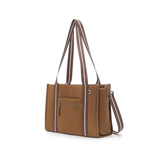 Image of ACUARIO Tote Bag for Women, Work Tote Handbag with Pockets, Shoulder Bag for Office Business Travel Daily Commute