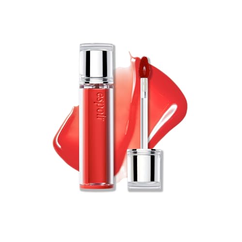 Espoir Couture Lip Tint Glaze #16 Marmalade | Volumizing Lip Stain with Juicy Texture, Long-Lasting &amp; Vibrant Colors, Moisturizing &amp; Hydrating, Glossy Formula, Vegan, Korean Makeup, 0.14 oz