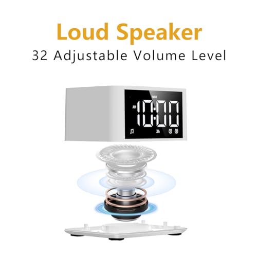 Image of 【3 in 1】 Sound Machine Dual Alarm Clock Night Light White Noise Machine 27 Sleeping Sounds for Adults Kids Precise 32 Level Volume Sleep Timer Memory Function Digital Clock with 30 Wake Up Sounds