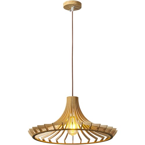 Luminaires suspendus en bois pour créer un cocon chaleureux chez soi