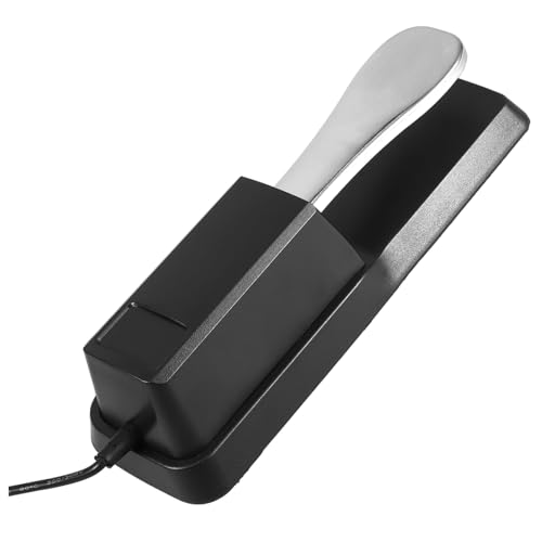 GOOHOCHY Lightweight Plastic Damper Pedal for Keyboard Piano Sustain Foot Pedal Portable Design
