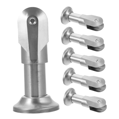 Accessoires de cloison toilettes robustes avec ébarbures anti-corrosion LIFKOME