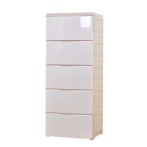 Aufbewahrungsschrank für Kinderzimmer mit 114,3 cm breiten Schubladen, beigefarbener Kunststoffschrank mit 3 Ebenen, für Baby-Kleiderschrank und Schmutzaufbewahrung