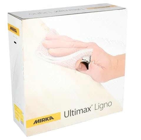Mirka Ultimax Ligno Soft 4.5" x 5" Sanding Roll Grit P150 Hand Sanding Pads Soft Perforated Sheets for Wood 130 per Roll