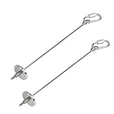 Bird Food Holder Stainless Steel Fruit Vegetable Stick Skewer for Parrots Cockatoo Cockatiel Cage...