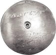 New Martyr ANODES RUD Aluminum Anode CMR3 3-3/4" MTR CMR03AL