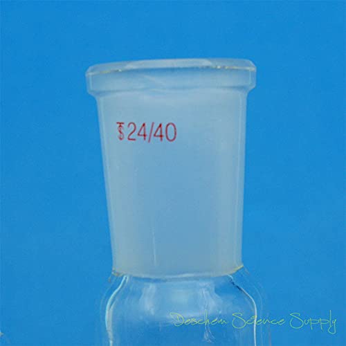 Deschem 25ml,24/40,Single-Neck,Round Bottom Glass Flask,1 Neck,Lab Boiling Vessel