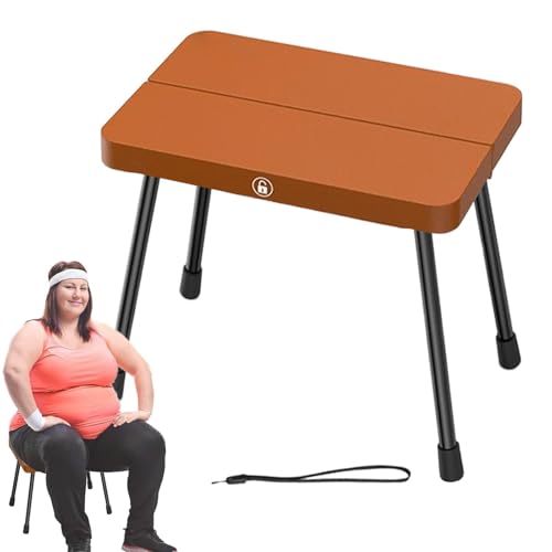 Chaise pliante portable et tabouret compact en aluminium pour camping