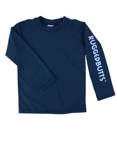 RUGGEDBUTTS Navy Long Sleeve Rash Guard - 6-12m