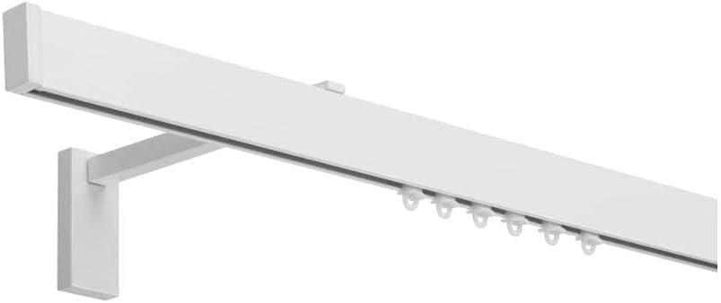 Binario tenda scorrevole 186 cm in alluminio bianco