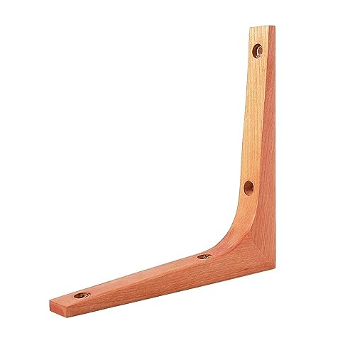 Soporte de estante de madera de pared para decoración y almacenaje amarillo 2