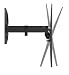 Meliconi SlimStyle Plus 400 SR, Wall Mount with ultra-thin rotating bracket for flat screen TVs from 40" to 82", horizontable and vertically adjustable, VESA 200-300-400. Black.