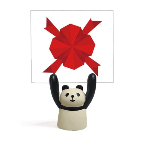 Memo holder panda à pince stable pour cartes et messages