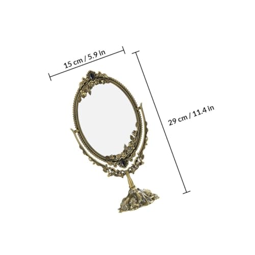 Miroir de maquillage rétro pour un usage domestique élégant
