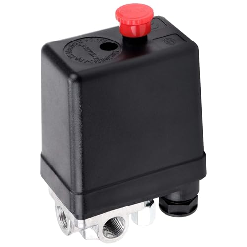 Shipenophy Pressostato Di Controllo Della Pressione, Pressostato Del Compressore D'aria Pressostato In Metallo E Plastica Per Il Tuo PSI - 10