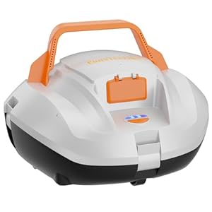 Robotic Pool Cleaner, Cordless Pool Vacuum Robot with 100 Mins Runtime, Fast Charging, Powerful Suction, Self-Parking, Ideal for Above Ground Pools up to 850 Sq.ft Robotic Pool Cleaner Cordless Pool Vacuum Robot with 100 Mins Runtime Fast Charging Powerful Suction Self Parking Ideal for Above Ground Pools up to 850 Sqft