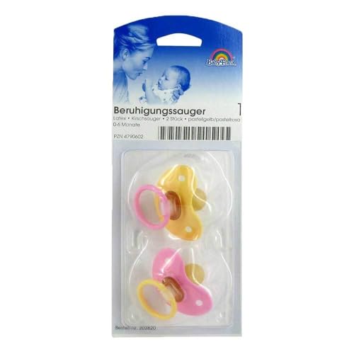 BERUHIGUNGSSAUGER Kirsche Lat.0-6 M.past./gb./r. 2 St