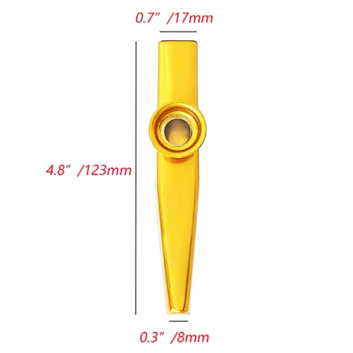 Alnicov Kazoo en alliage d’aluminium avec 5 membranes de flûte de kazoo et une belle boîte pour instruments de musique… - Les Beatles, Paul McCartney, John Lennon, RIngo Starr, George Harrison Alnicov Kazoo en alliage d'aluminium avec 5 membranes de flûte de kazoo et une belle boîte pour instruments de musique… – Image 6