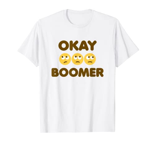 Ok Boomer Divertido Millennial Gen Z Meme Retro Camiseta
