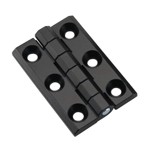 Charnière de distribution noire à pivot hexagonal pour sécuriser les coffrets de chantier - 2