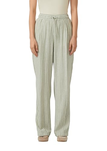 Pantalon en lin mélangé s.Oliver pour femme : l'élégance naturelle d'une coupe fluide
