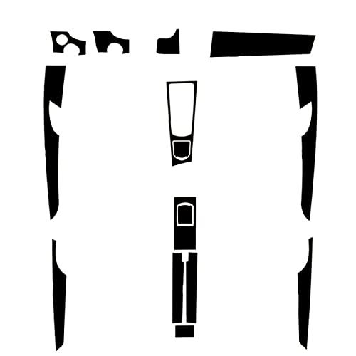 Yccmi Calcomanías y calcomanías automóviles, Adornos de Envoltura Brillante, Estilo Interior, Adecuado para Porsche Panamera 2010-2016 Cover