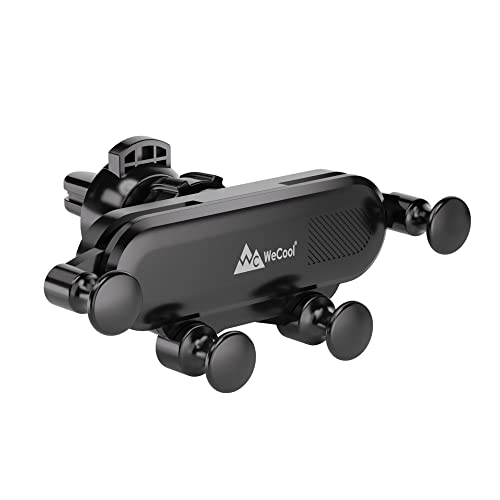 WeCool Auto Locking Car Mobile holder , AC Vent Car Mount , Stylish Design and Compatible with All Smartphones , Car Phone Holder with Adjustable Viewing Angles , Suitable forCars AC Vent,Glossy Black WeCool Auto Locking Car Mobile holder , AC Vent Car Mount , Stylish Design and Compatible with All Smartphones , Car Phone Holder with Adjustable Viewing Angles , Suitable forCars AC Vent,Glossy Black
