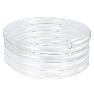 Clear Plastic Tubing: 3mm inner diameter, 5mm outer diameter, 1.5 meters length. 23℉ to 149℉ working temperature. Please clean the water with cold water before use. Food Grade: PVC tube is made of non-toxic ingredients conforming to ROHS, REACH and F...