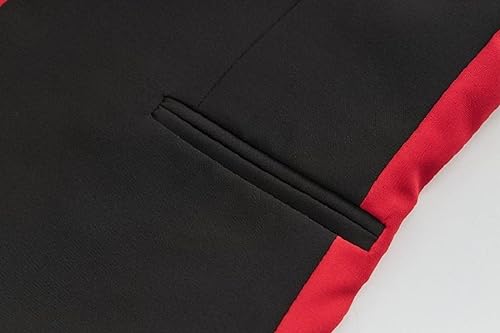 OFFSUM Men's Blazer Coat - Men Suit Jacket Autumn Winter Fashion Classic Wedding Party Clothing Slim Business Formal4