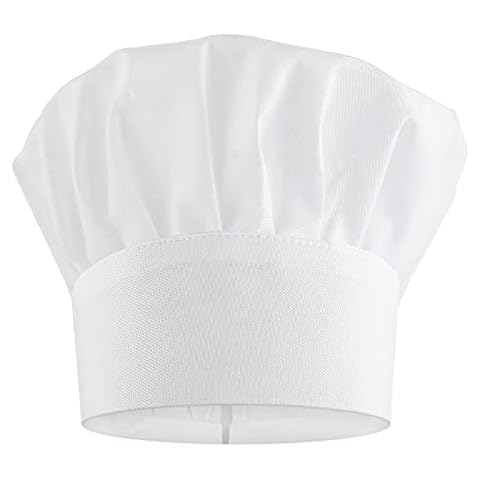 Gorro de Chef Elástico Ajustable para Adultos Cover