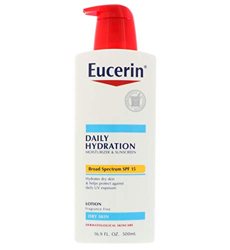 Eucerin Daily Hydration Moisturizer & Sunscreen Lotion SPF 15 16.9 oz