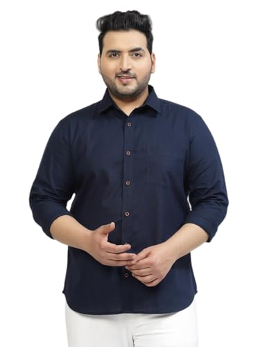 Image of ELYYORK Shirt for Men Plus Size||Shirt for Men Plus Size 4XL||6XL Shirts for Men Plus Size||Plus Shirts for Men||Plus Size Shirts for Men Full Sleeve|| Formal Shirt for Men||CB-PLS-01