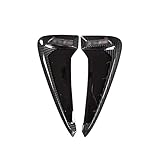For BMW X5 F15 x5 m F85 14-17 DIYUCAR 2 Stücke Für X-Serie X5 F15 X5M F85 Shark Kiemen Seite Vent Aufkleber ABS Auto Front Kotflügel Side Air Vent Abdeckung Trim 14 +
