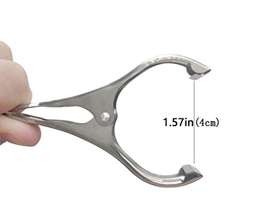 Fommen FOMMEN20180812 Metal Clothespins,Row Cover Clips 20 Pack 3.5 Inch Stainless Steel Pool Towel Clips,Chair Clips thumb #2