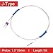 K/T/J Type Thermocouple Sensor Waterproof Oil Fine Tip Temperature Probe Industrial Temperature Measurement(Pink)